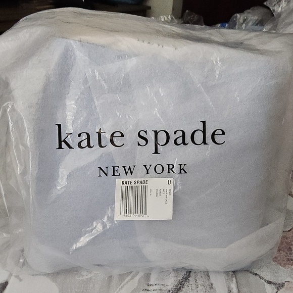 Kate Spade Blue Pebbled Leather Crossbody Has Dust Bag - Picture 4 of 5